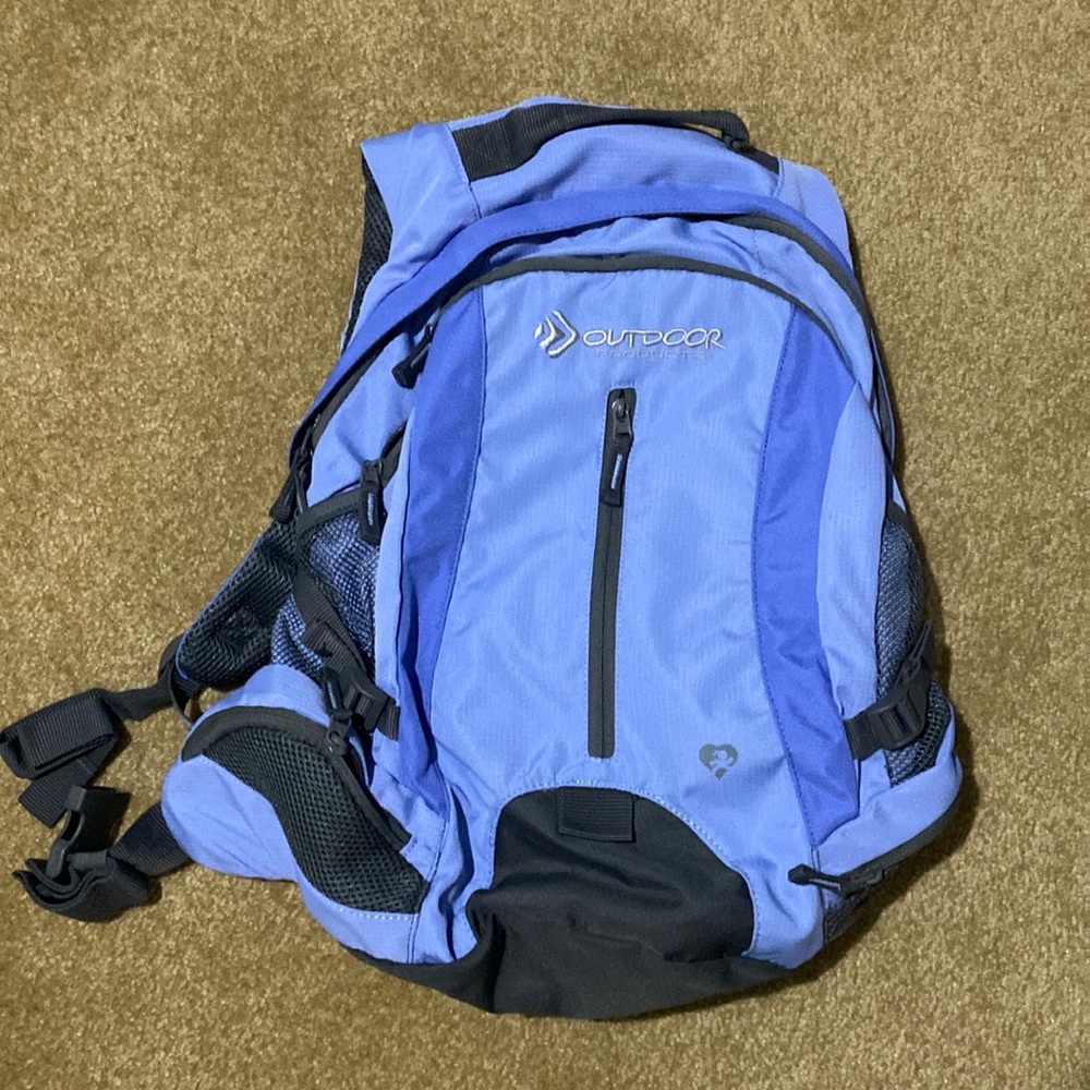 NWOT-Outdoor products Backpack. Blue color.